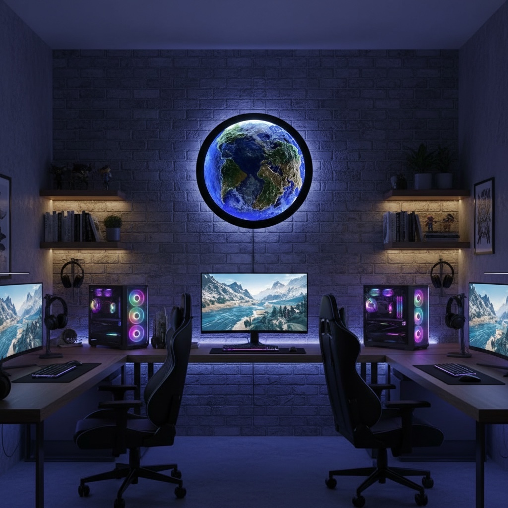 Rölyef Dünya Tablosu Yaşam Alanı