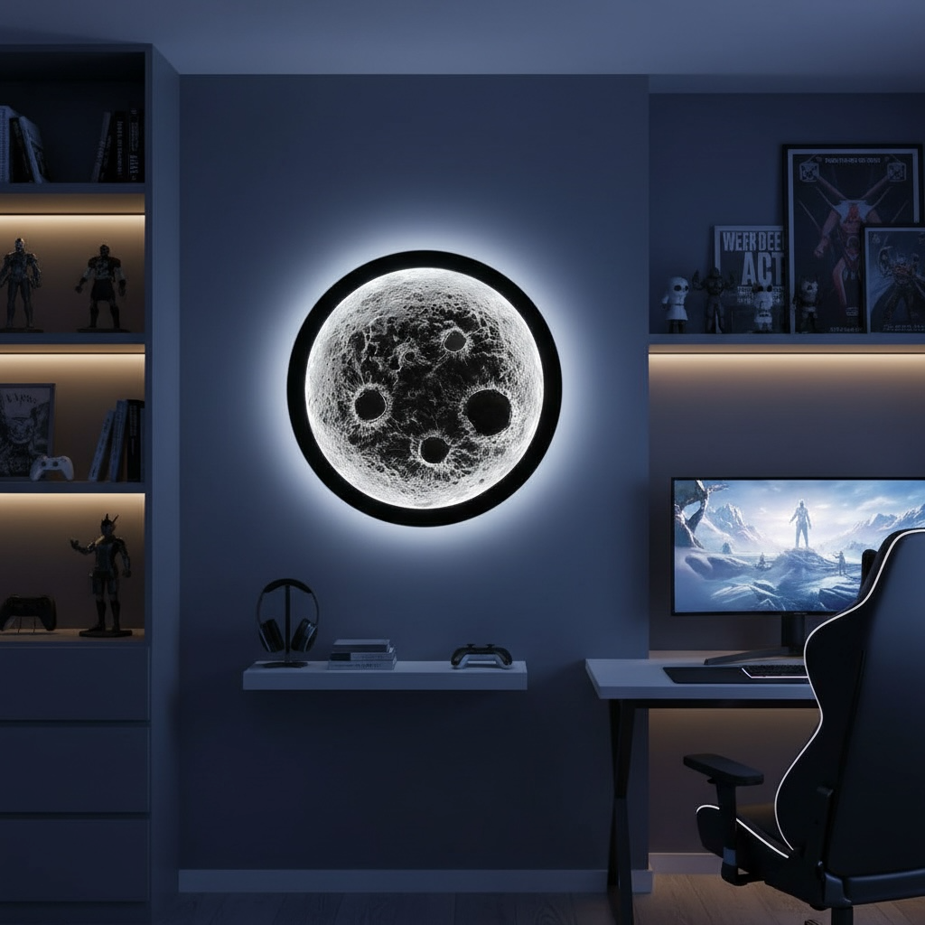 Rölyef Ay Tablosu Yaşam Alanı